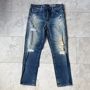 AG Adriano Goldschmied - Distressed Capri Jeans - made in USA